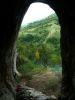 Изглед от входа на пещерата Гълъбарника.  Автор: Константин Стоичков ПК "Хеликтит" София.